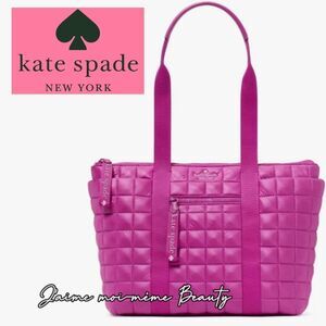 Kate Spade Puffer Tote in Baja Rose (Hot Fuscia Pink)
